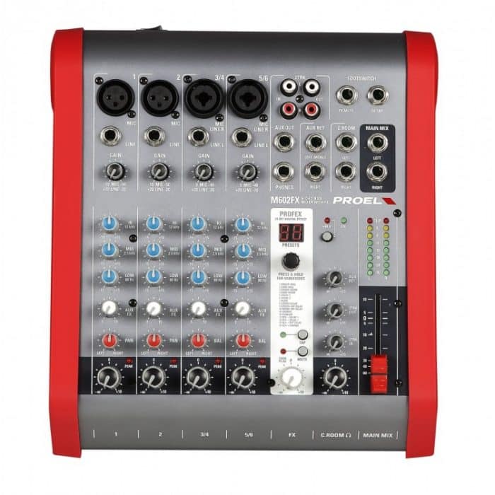 mixer-audio-6-canale-proel-M602FX
