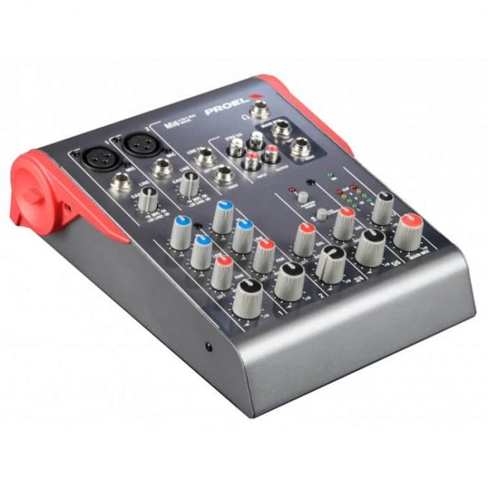 Mixer audio 2 intrari mic+2 stereo Proel MI6