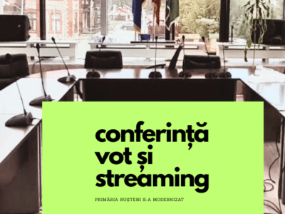 Primaria Busteni digitalizeaz sedintele vot electronic conferinta audio streaming video amro grup furnizor echipamente audio profesionale.0